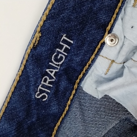 Maurices size 9 10 reg straight leg no distressing medium-dark wash maurice's - Picture 11 of 11